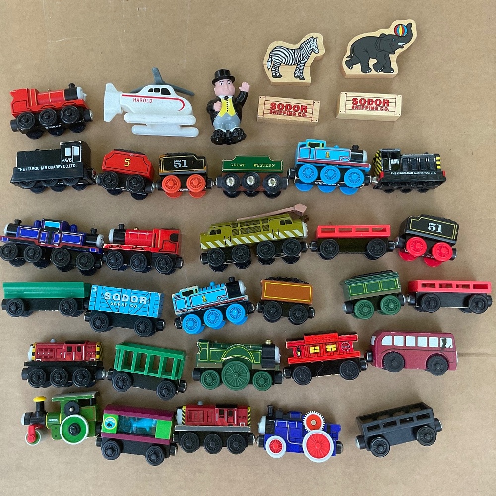 🚂 WOODEN Thomas the Train lot 🚂